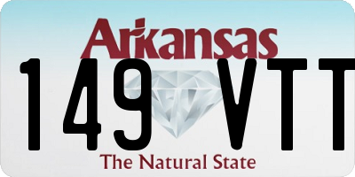 AR license plate 149VTT