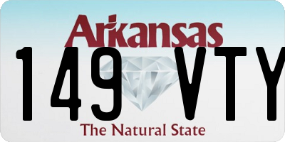 AR license plate 149VTY