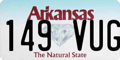 AR license plate 149VUG