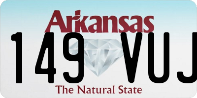 AR license plate 149VUJ