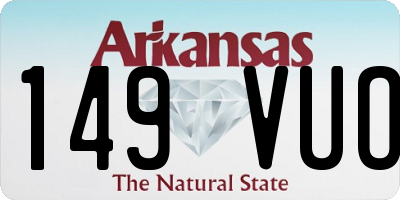 AR license plate 149VUO
