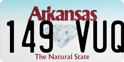 AR license plate 149VUQ