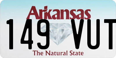 AR license plate 149VUT