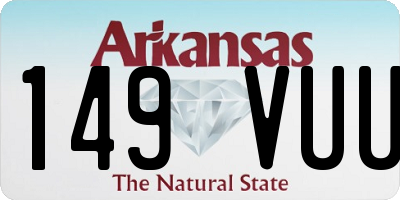 AR license plate 149VUU