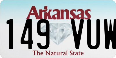 AR license plate 149VUW
