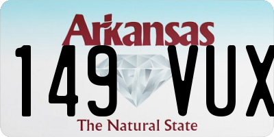 AR license plate 149VUX