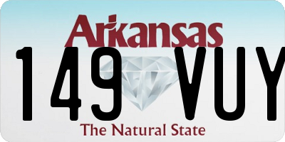 AR license plate 149VUY