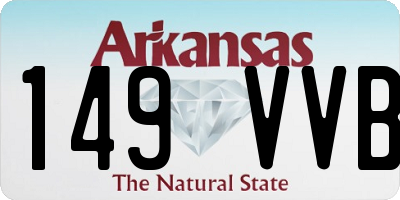 AR license plate 149VVB