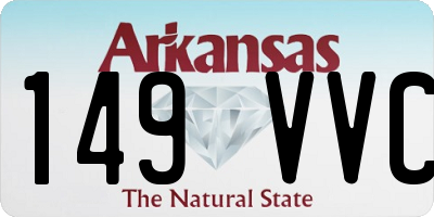 AR license plate 149VVC