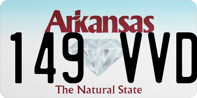 AR license plate 149VVD
