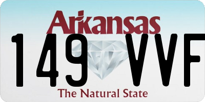 AR license plate 149VVF