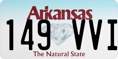 AR license plate 149VVI