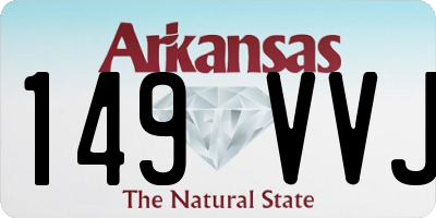 AR license plate 149VVJ