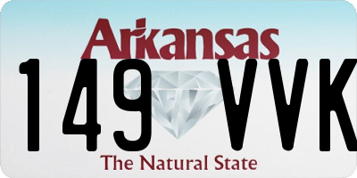 AR license plate 149VVK