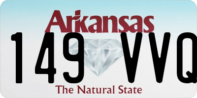 AR license plate 149VVQ