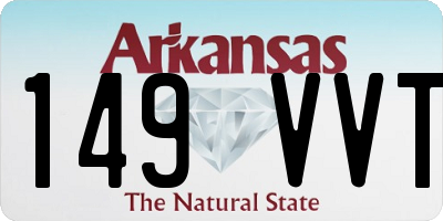 AR license plate 149VVT