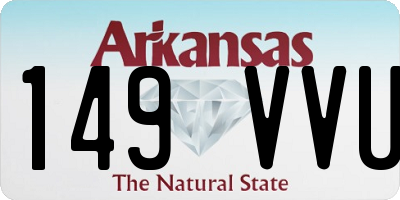 AR license plate 149VVU