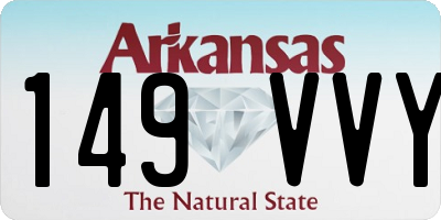 AR license plate 149VVY