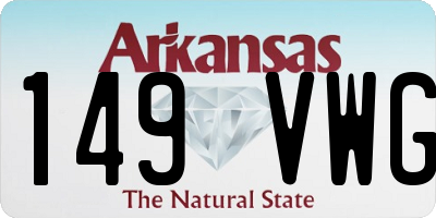 AR license plate 149VWG