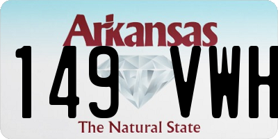 AR license plate 149VWH