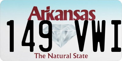 AR license plate 149VWI