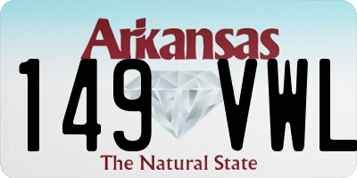 AR license plate 149VWL