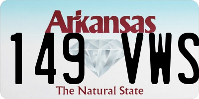 AR license plate 149VWS
