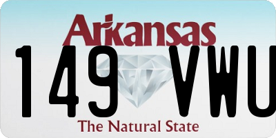 AR license plate 149VWU
