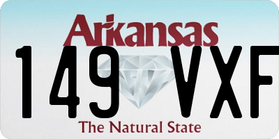 AR license plate 149VXF