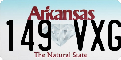 AR license plate 149VXG