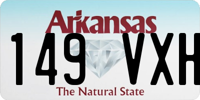 AR license plate 149VXH