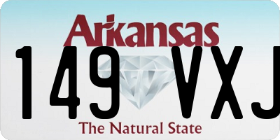AR license plate 149VXJ