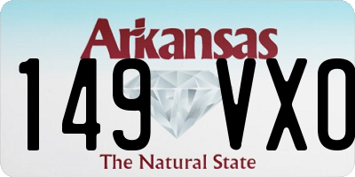 AR license plate 149VXO