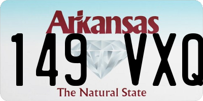 AR license plate 149VXQ