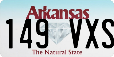 AR license plate 149VXS
