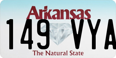 AR license plate 149VYA