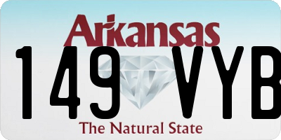 AR license plate 149VYB