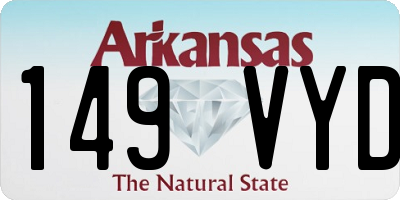 AR license plate 149VYD