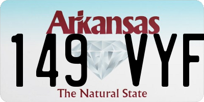 AR license plate 149VYF