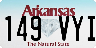 AR license plate 149VYI