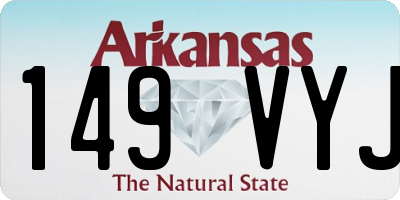 AR license plate 149VYJ