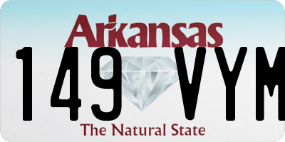 AR license plate 149VYM