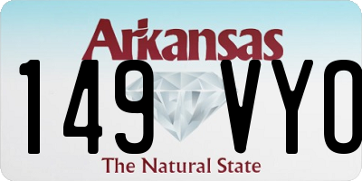 AR license plate 149VYO
