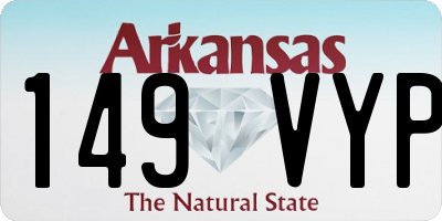 AR license plate 149VYP