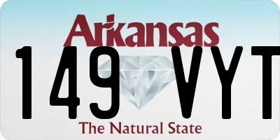 AR license plate 149VYT