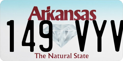 AR license plate 149VYV