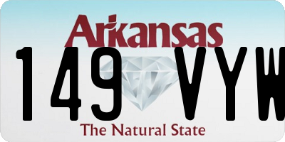 AR license plate 149VYW