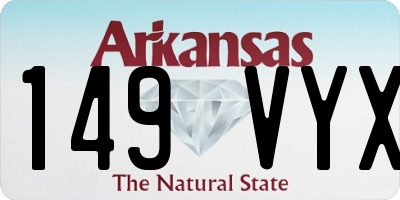 AR license plate 149VYX