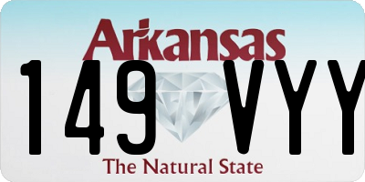 AR license plate 149VYY