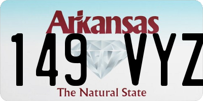 AR license plate 149VYZ